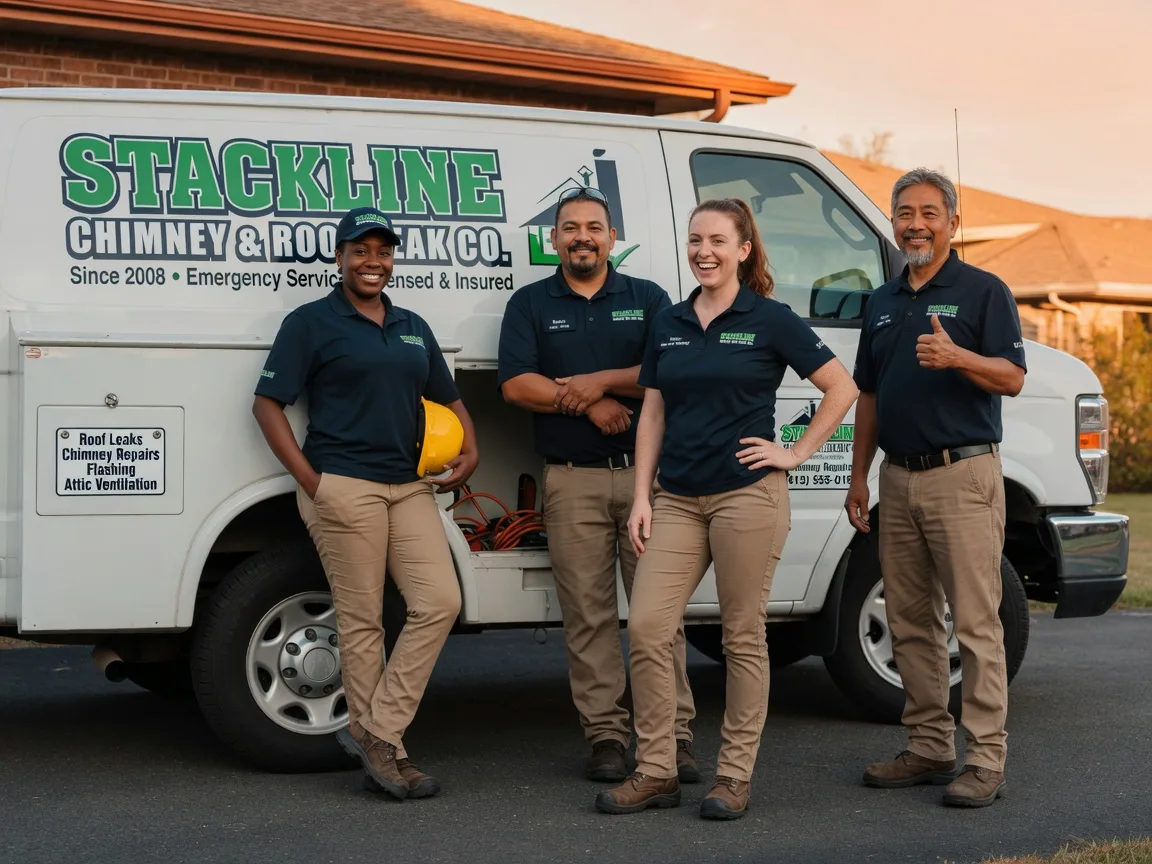 Chimney flashing repair company in Olivia, MN